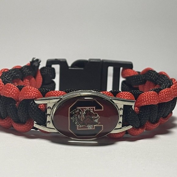 South Carolina Gamecocks NCAA Paracord Bracelet NEW - Picture 1 of 2